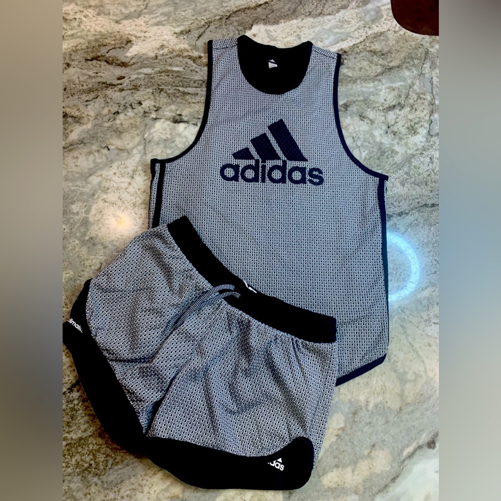 Adidas Climalite Jersey Shorts & Tank set.